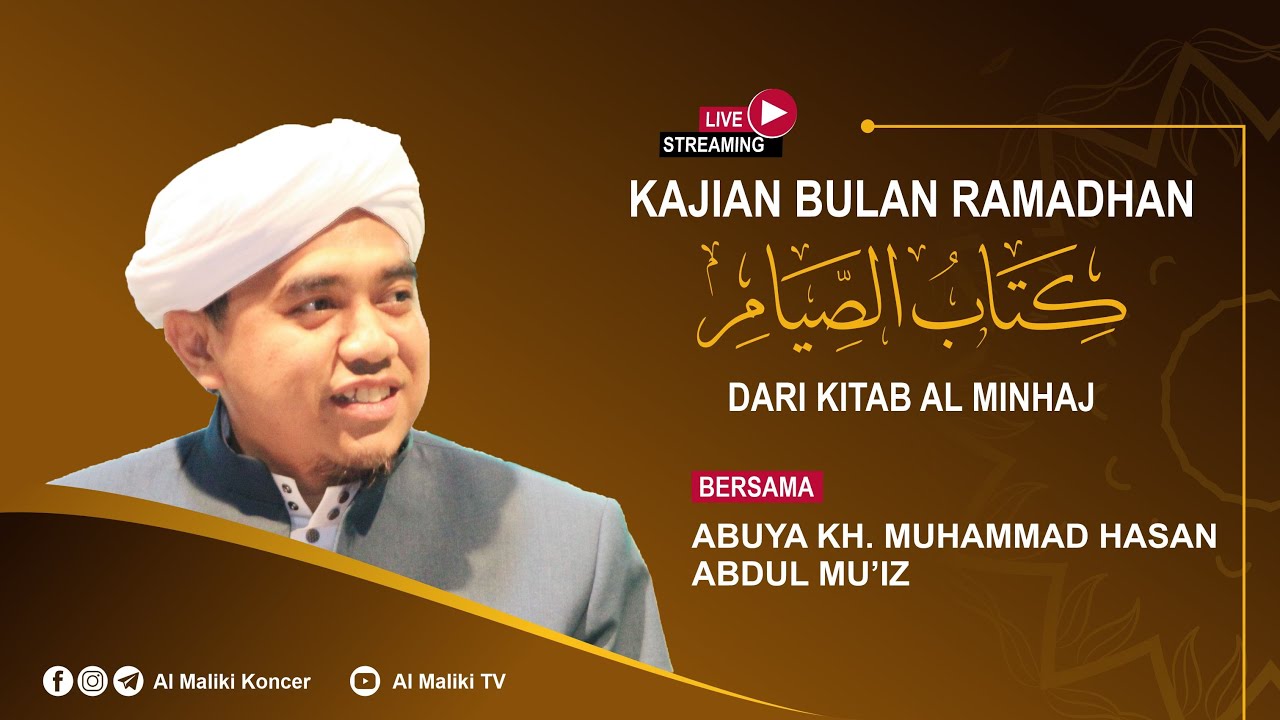 KAJIAN KITAB RUTIN MAGHRIB SPESIAL RAMADHAN  | AL MALIKI TV