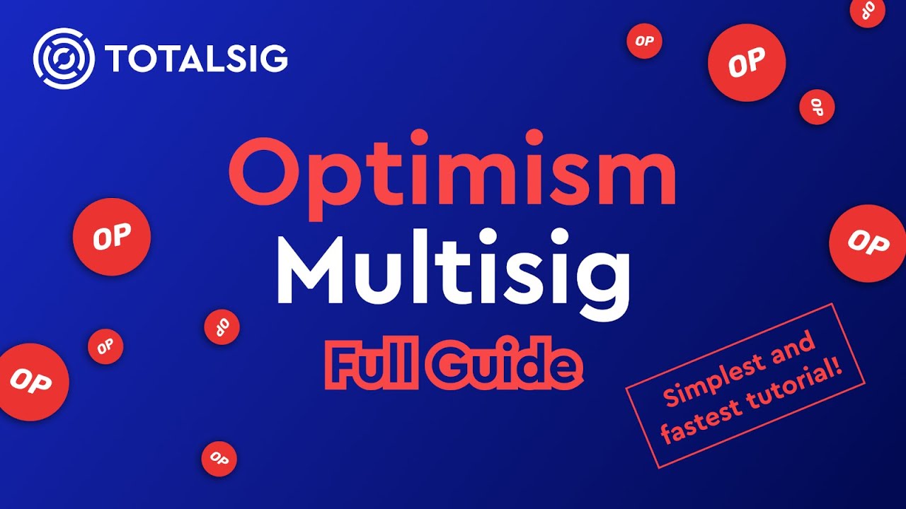 Create #Optimism #MultiSig wallet with TotalSig! No smart contracts