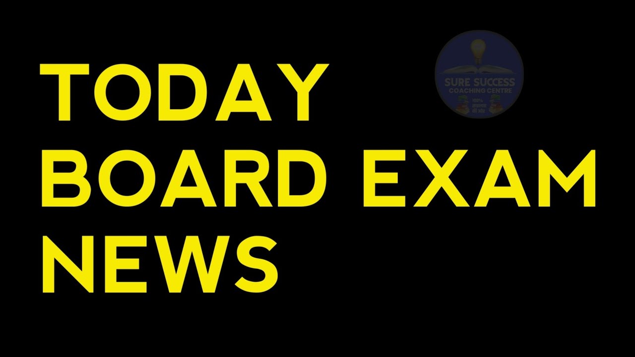 Exam News
