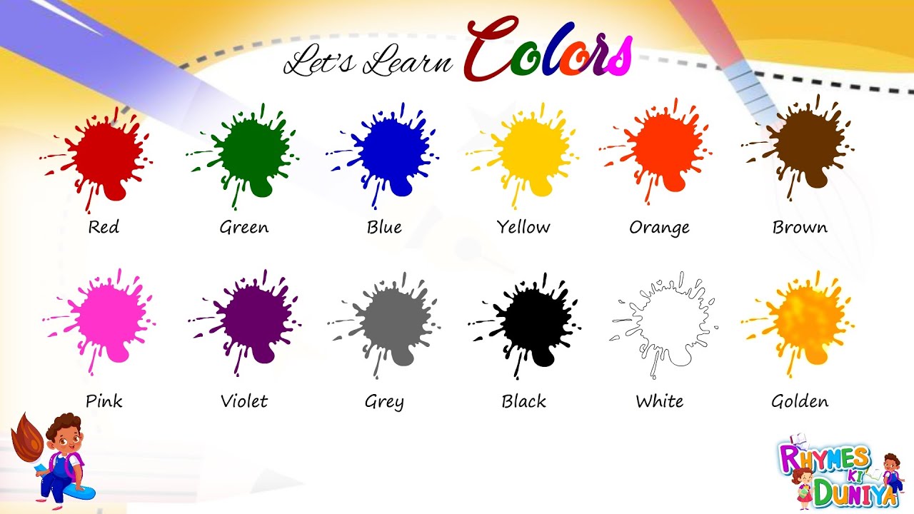 Name of color in English | Learn Color For Kids |  Name of colors | Color Videos for Kids | Colors