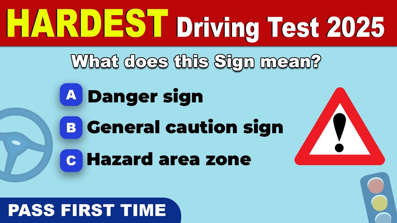 Theory Test 2025 UK | Road Signs You Must Know For DVSA Exam | PASS FIRST TIME
