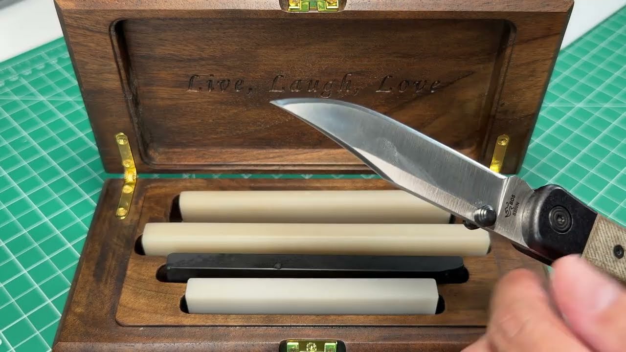 Hard Arkansas (Translucent): секреты работы по углеродке и порошку S35VN