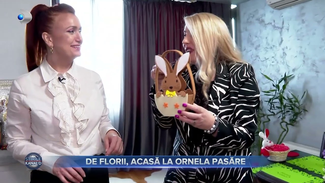Stirile Kanal D (09.04.2023) - De Florii, acasa la Ornela Pasare! | Casa de vedeta