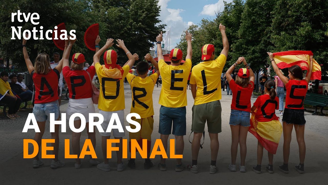 EUROCOPA: La AFICIÓN ESPAÑOLA espera con EMOCIÓN la GRAN FINAL frente a INGLATERRA | RTVE Noticias