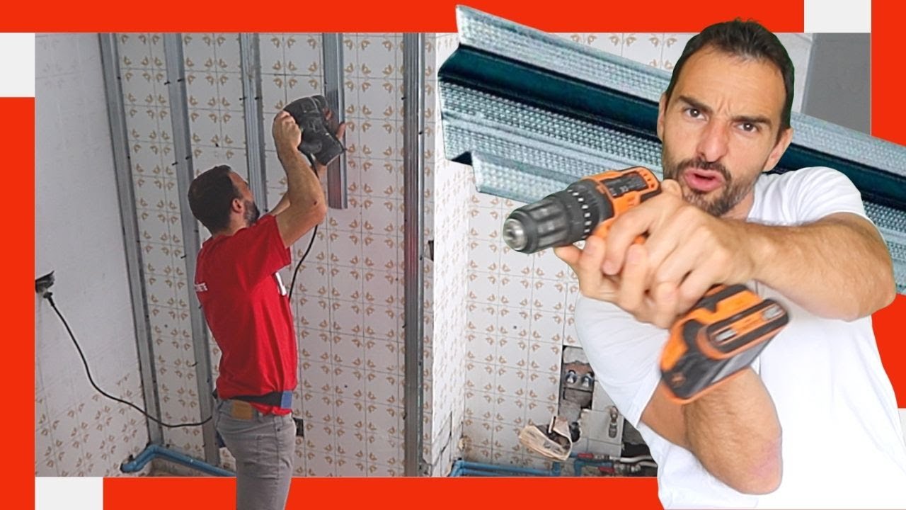 🔥 Как сделать полупрямую обшивку гипсокартоном 🔺 Профиль Омега 🔻 Гипсокартон