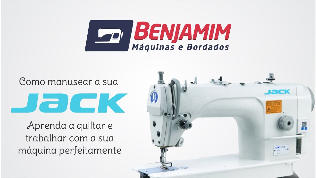 Aprenda a manusear a sua Máquina Jack | Benjamim Máquinas |