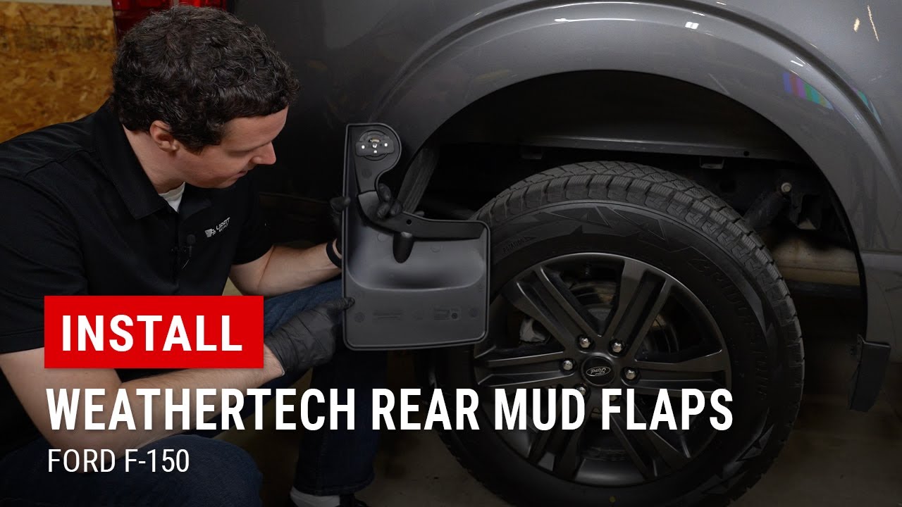 Installing WeatherTech Rear Mud Flaps on Our Ford F-150