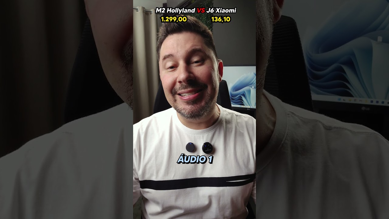 Microfone Hollyland Lark M2 ou J6 da Xiaomi?
