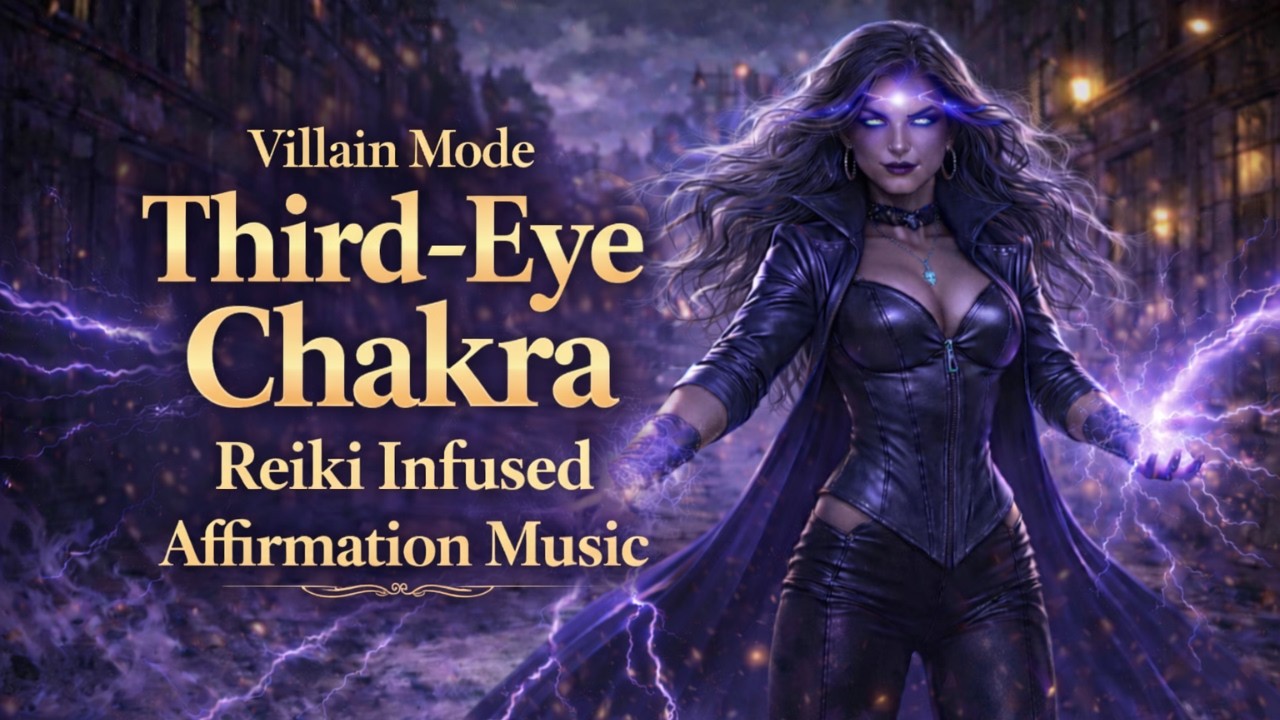 I SAW IT COMING 🧿 Villain Mode Third-eye Chakra Affirmations + REIKI INFUSED 852 Hz