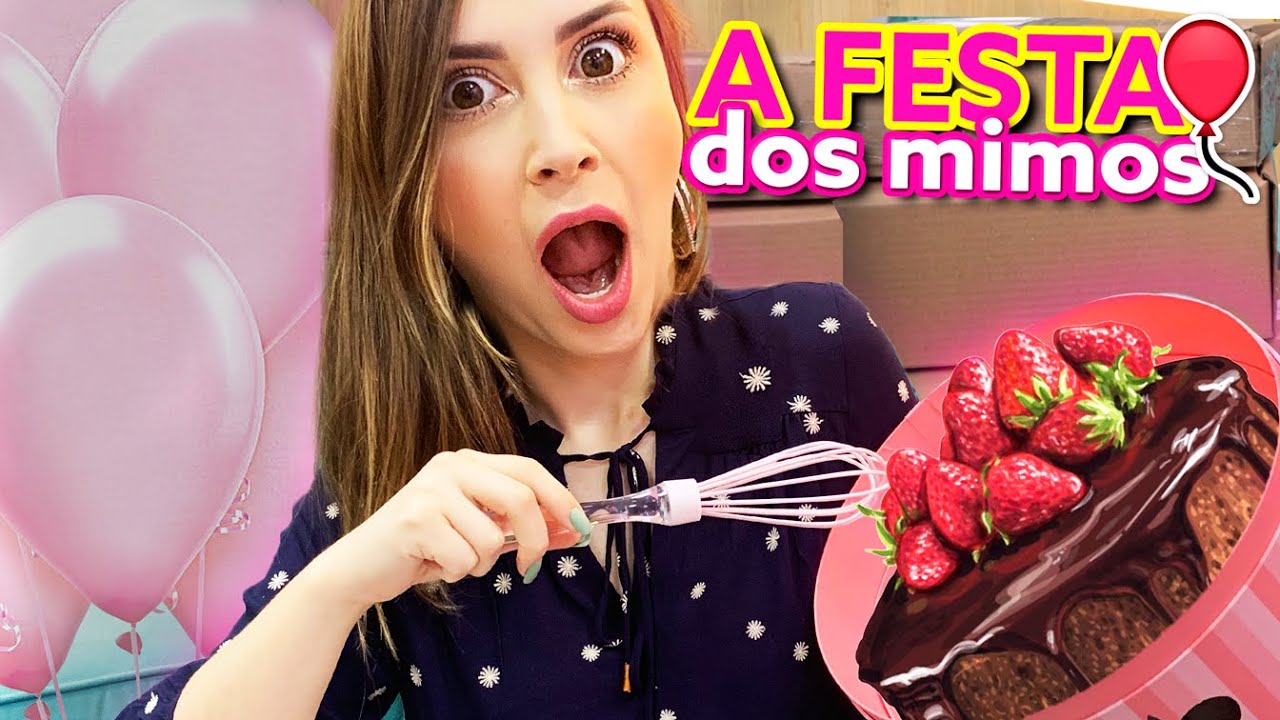 RECEBIDÃO DE ANIVERSÁRIO! GANHEI UM BOLO?