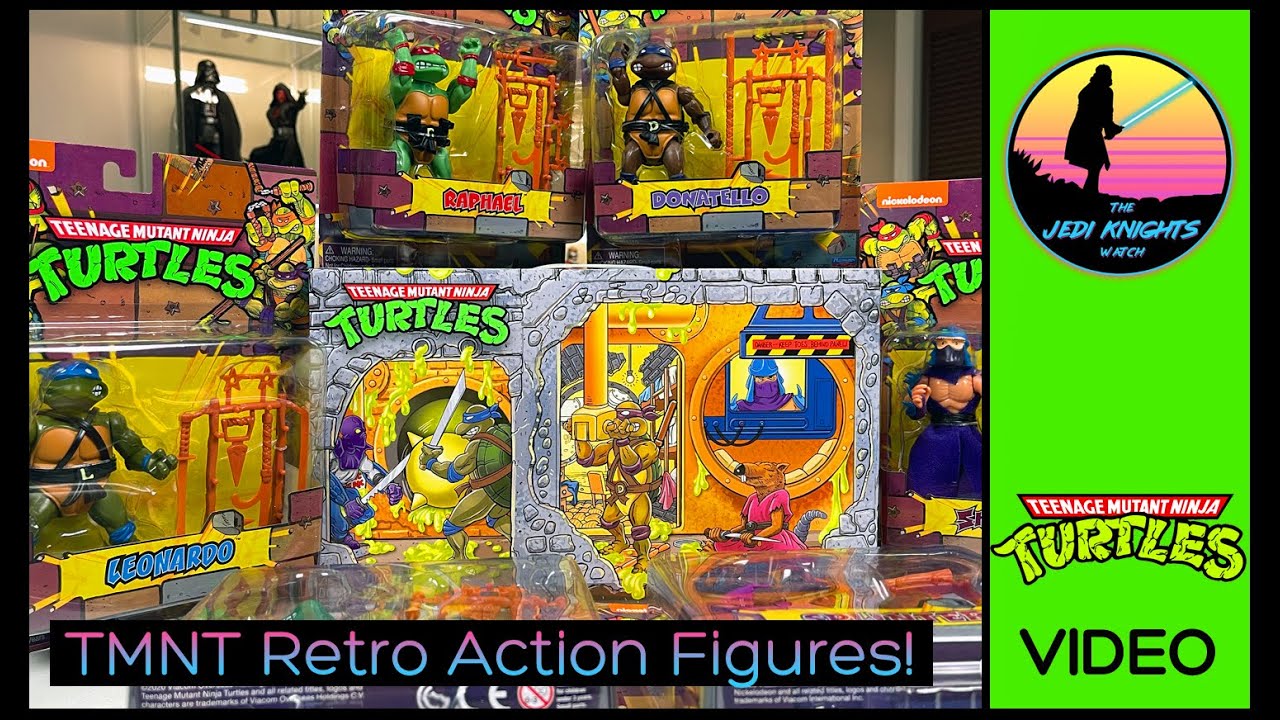 TMNT Retro Toys | Sewer Lair Classic 6 pack from Playmates