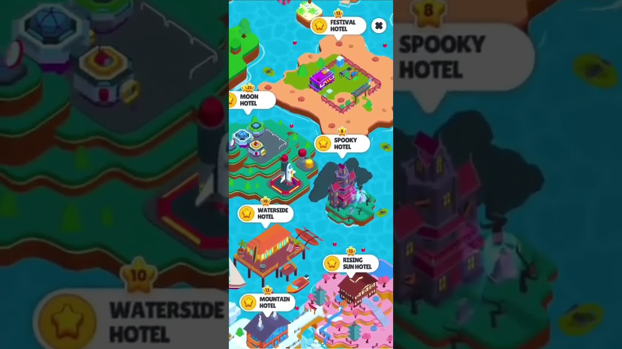 The hotels I have so far in 