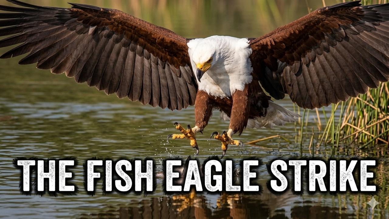 Why African Fish Eagle's SLOW MOTION Fish Catch Will Blow Your Mind