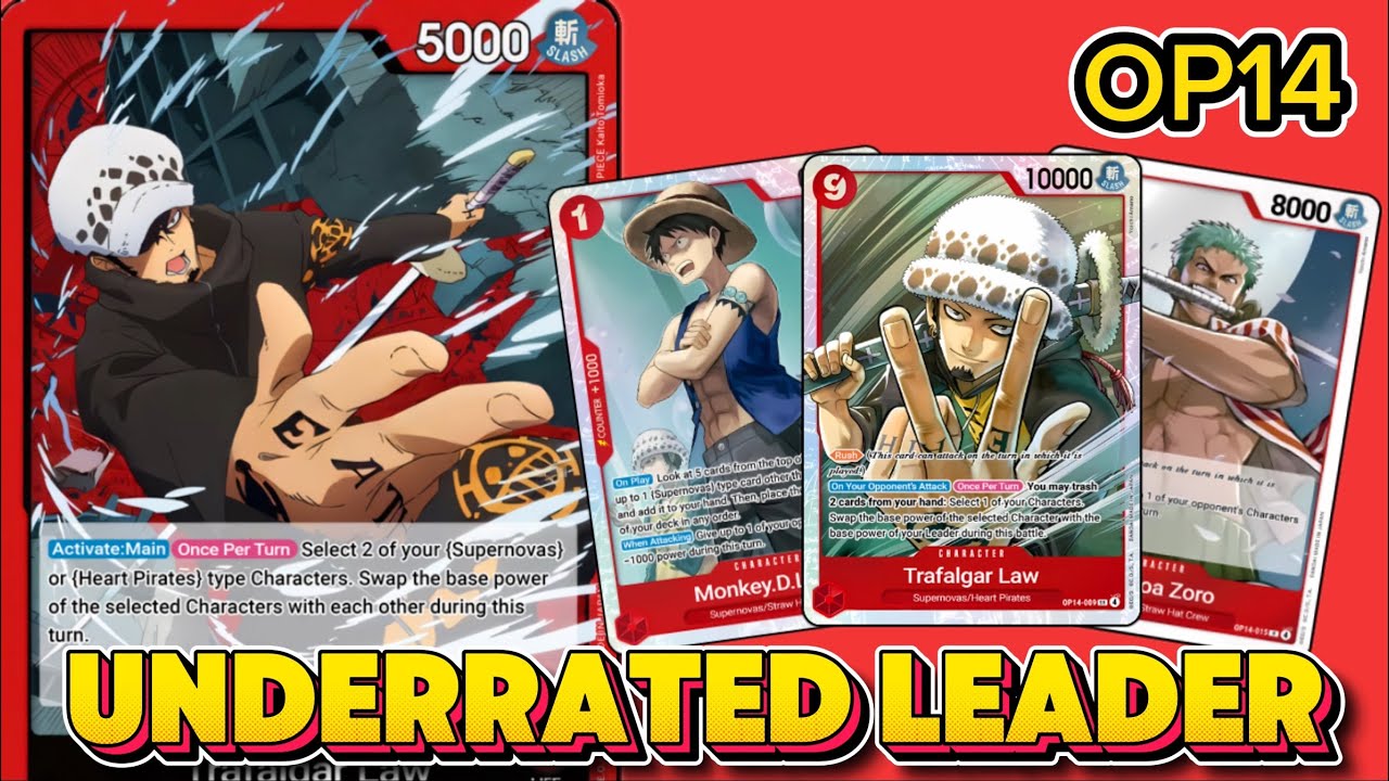 Wait&hellip; OP14 Law Is Actually Pretty Strong! | ONE PIECE TCG DECK LIST AND GAMEPLAY