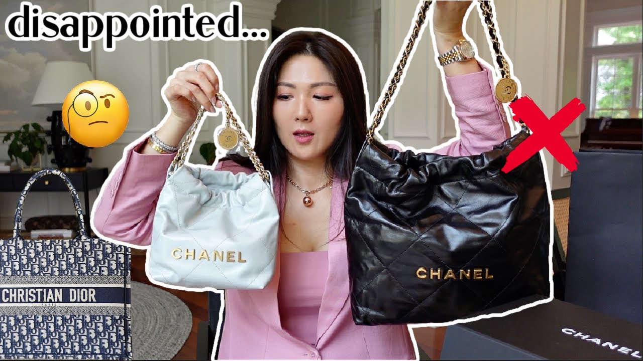 I DIDN’T EXPECT TO SEE THIS ON MY CHANEL 22 | UNBOXING THE MINI SIZE | DIOR GLUE ISSUE 😳| CHARIS❤️