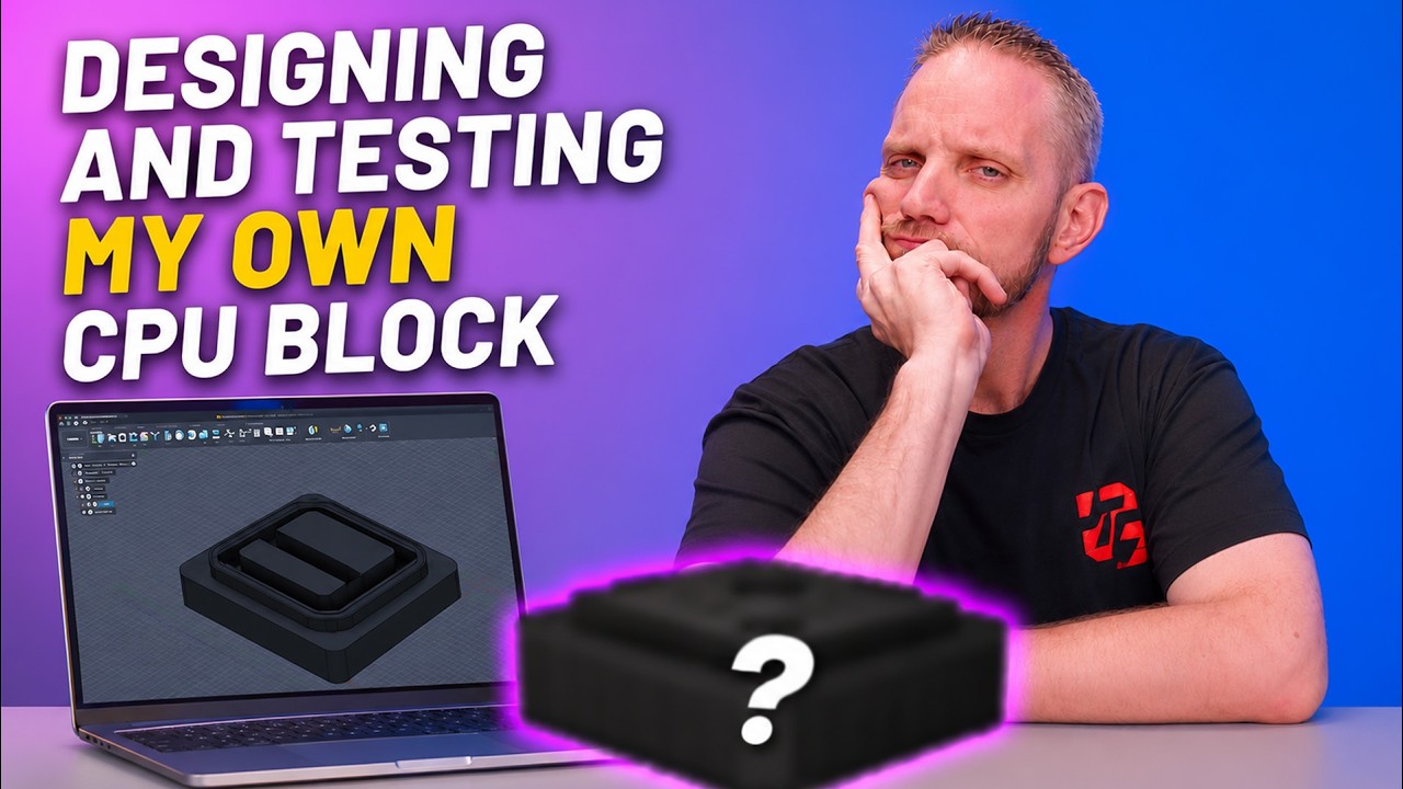 Designing and CNC'ing my own Waterblock from scratch!