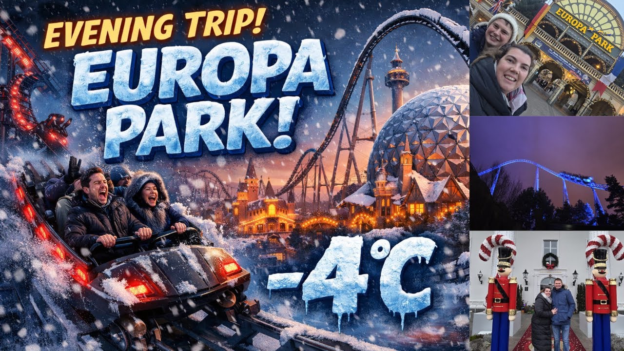 Europa Park Evening Ticket | Riding Coasters in -4 Degrees! | First Time Visit