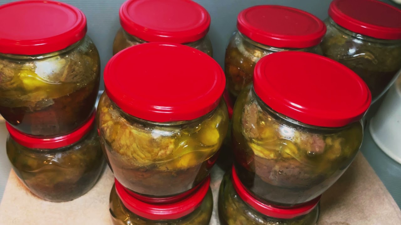 Тушенка говяжья в автоклаве!/Beef stew in an autoclave!