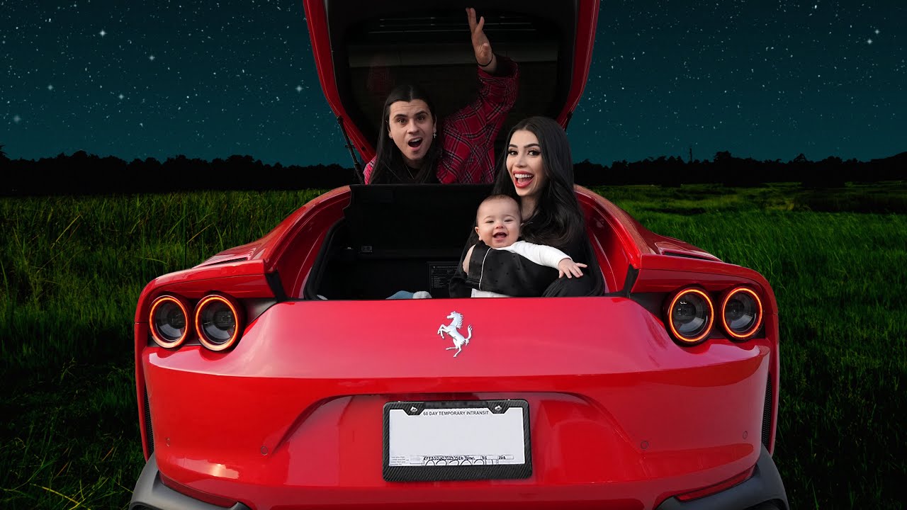 LIVING IN A FERRARI FOR 24 HOURS!