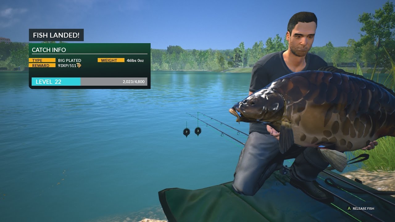EURO FISHING -BIG PLATED 42LBS MIRROR CARP!!