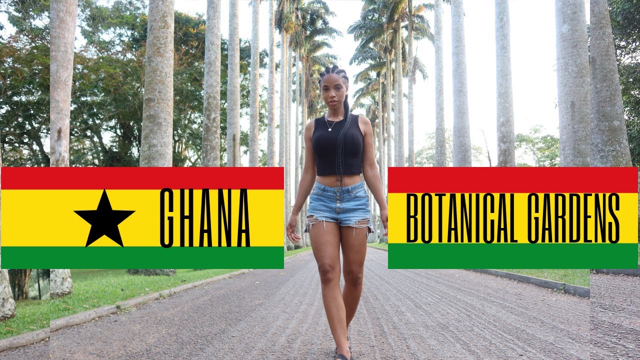 LET'S GO TO GHANA'S BEAUTIFUL BOTANICAL GARDEN! | ROCHELLE VLOGS