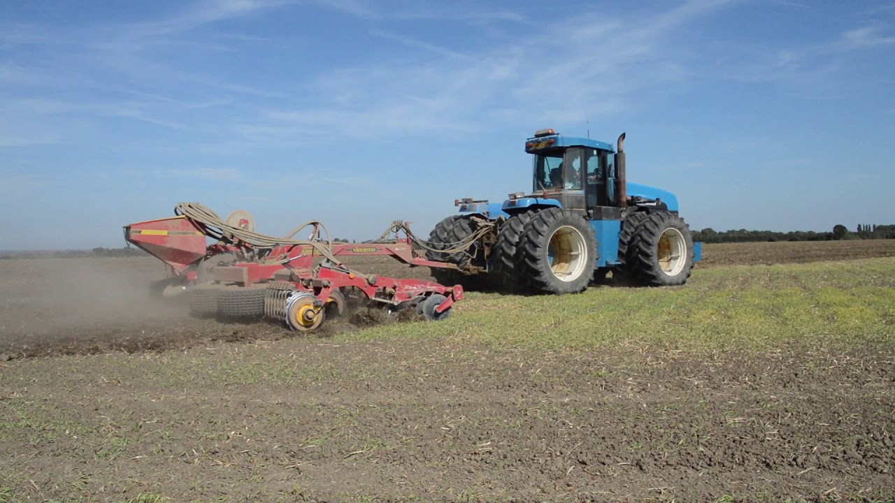 New Holland 9684 Artic & Vaderstad Carrier