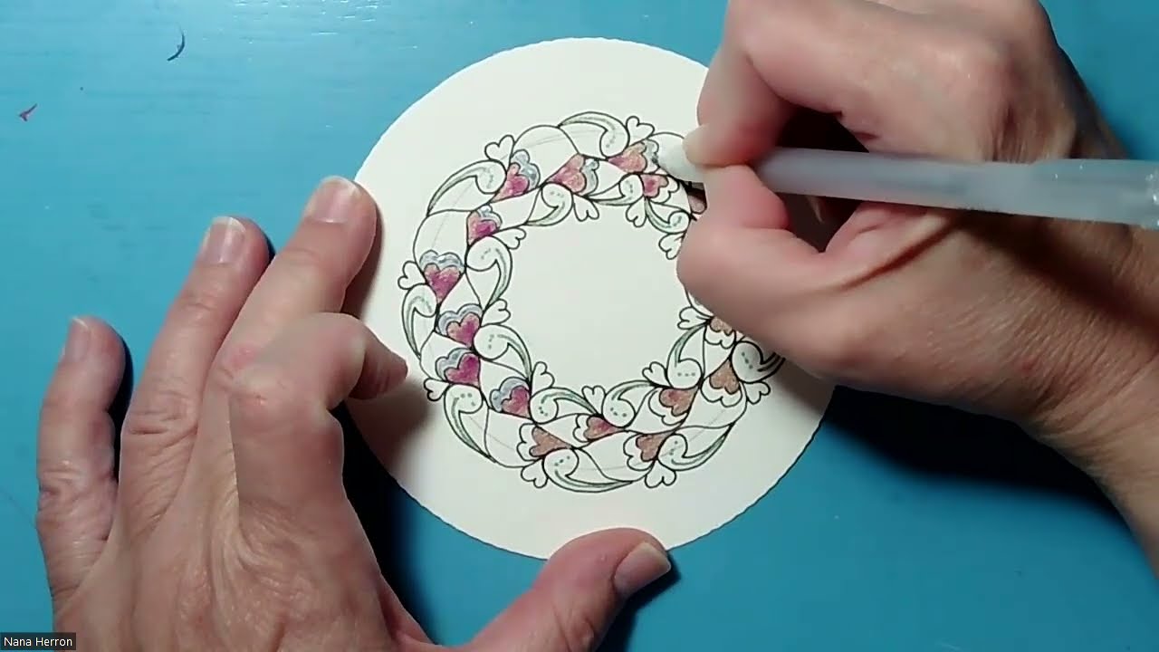 Inktober Tangles 2024, день 30: Сердца Нарфелло