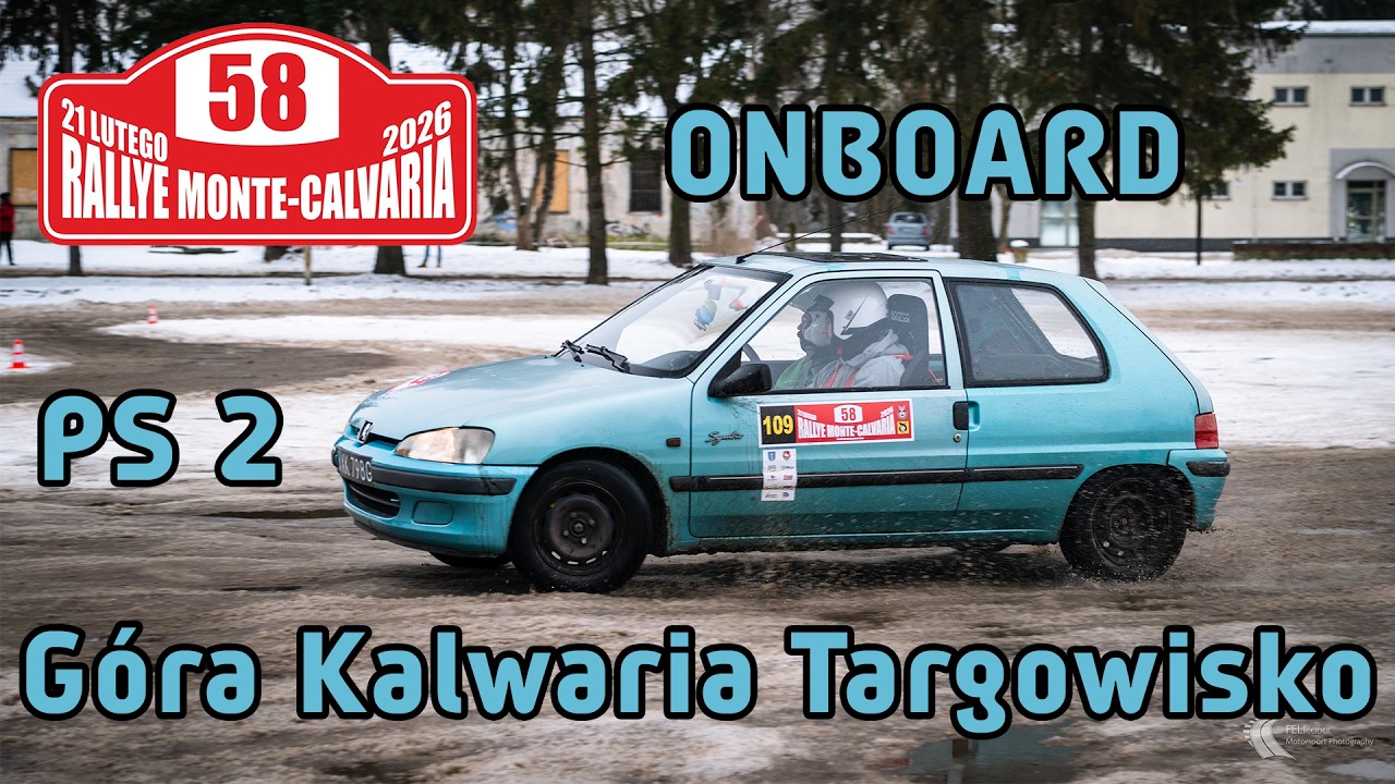 RALLYE MONTE-CALVARIA 2026 | Orzeł / Jaśniak | PS 2 | Góra Kalwaria Targowisko | PEUGEOT 106