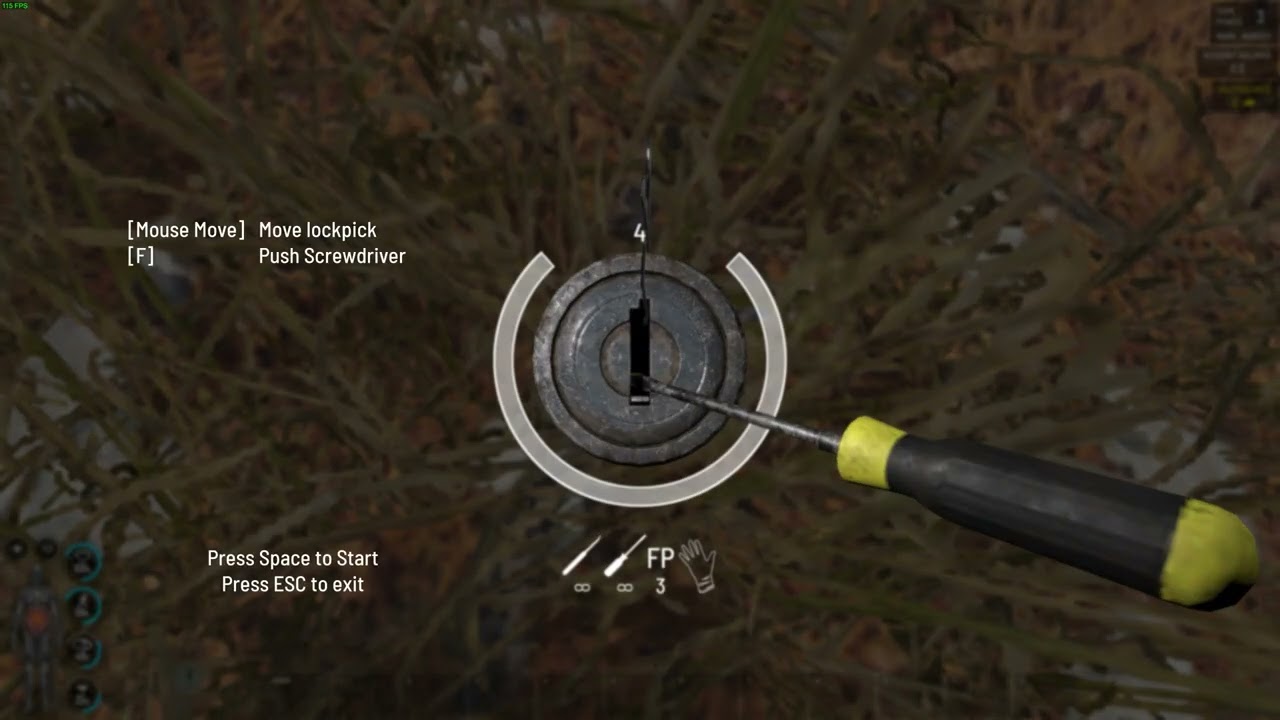 Lockpick SCUM - شرح فتح الاقفال لعبة سكم