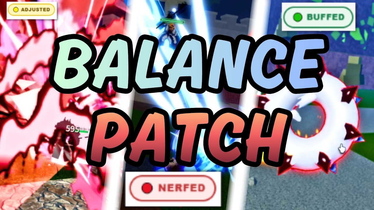 SHOWCASE All CHANGES in New PVP BALANCE PATCH - Blox Fruits