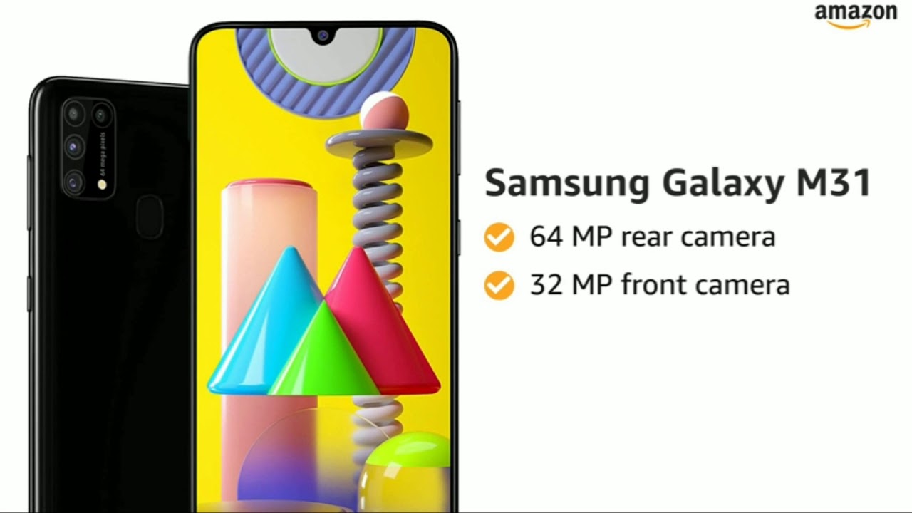 Samsung Galaxy M31 || #samsung/galaxy || 64MP rear camera || 32 MP front camera