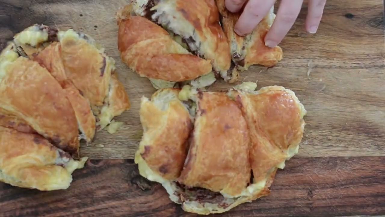 Let's make nutella bread pudding