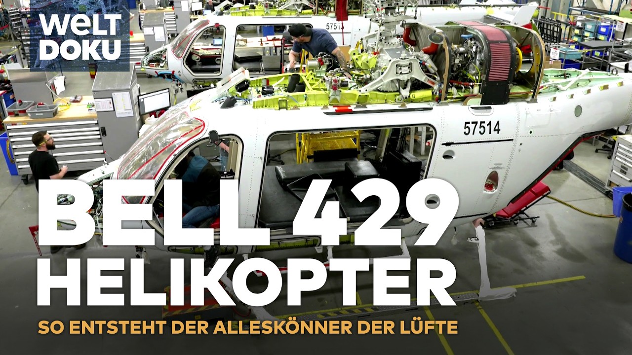 BELL 429 HIGHTECH-HELIKOPTER - Exklusiver Einblick in die Hubschrauber-Fabrik in Kanada | WELT DOKU