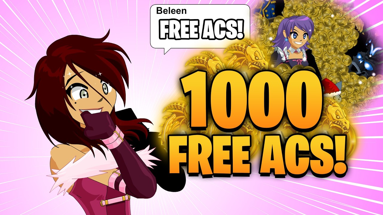 1000 Free ACs! AQWorlds