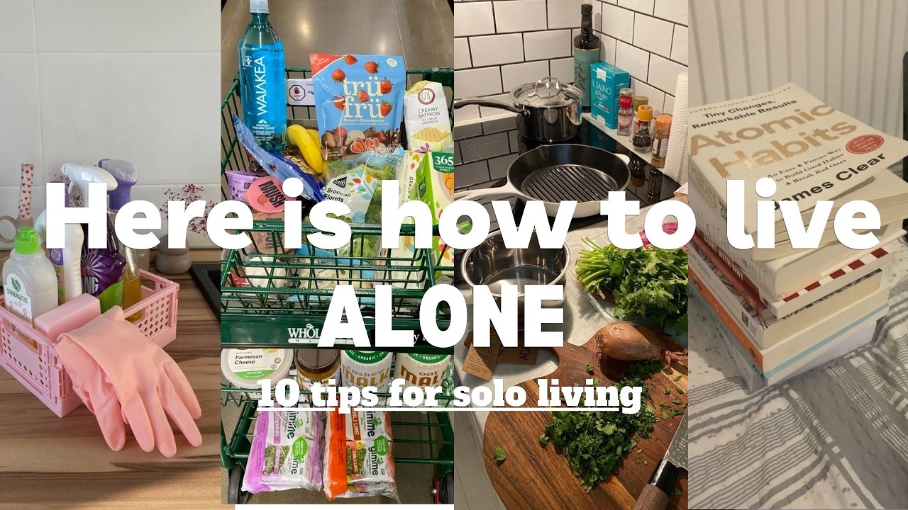 10 Must-Know Tips for Living Alone for the First Time | Safety, Cooking, & Grocery Hacks!