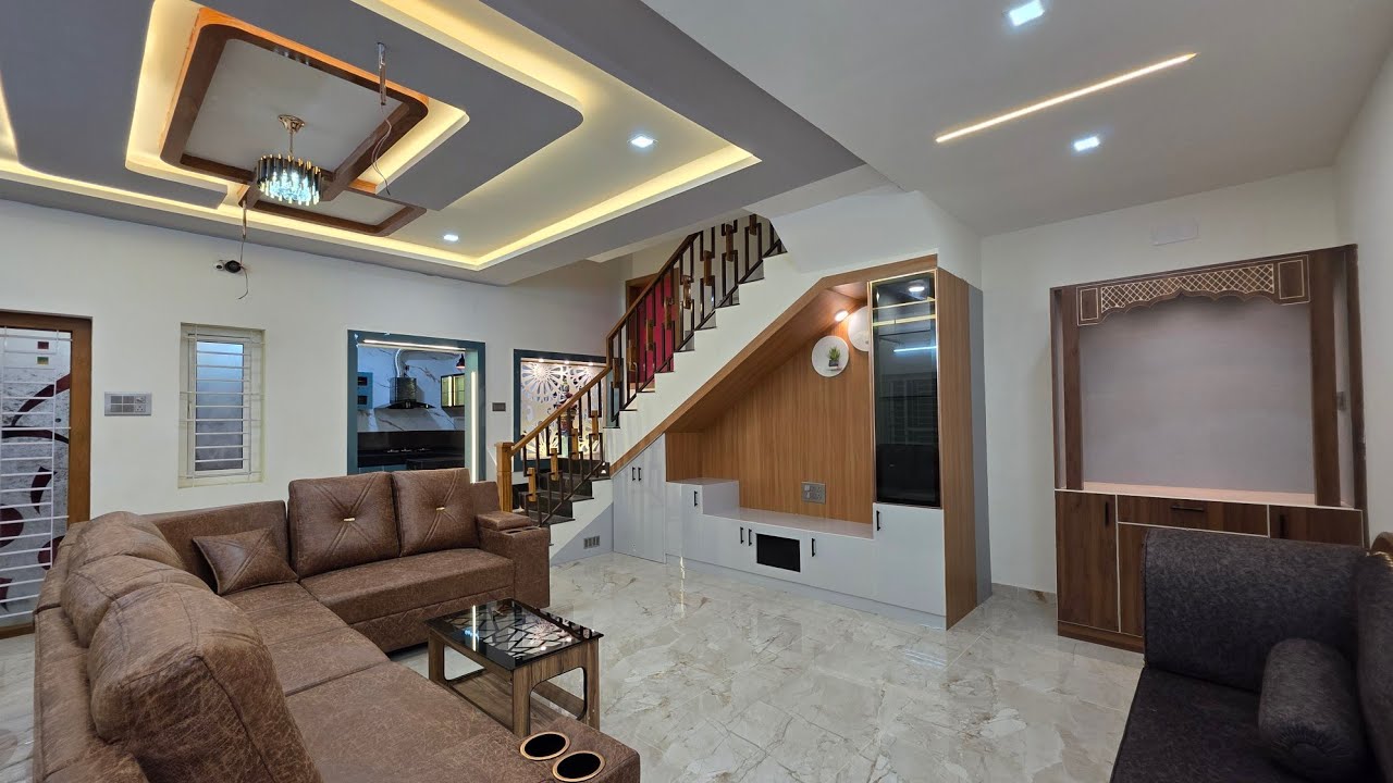 Luxury 3BHK house with Theater, Garden, Fully furnished | House for sale in Coimbatore, Vadavalli