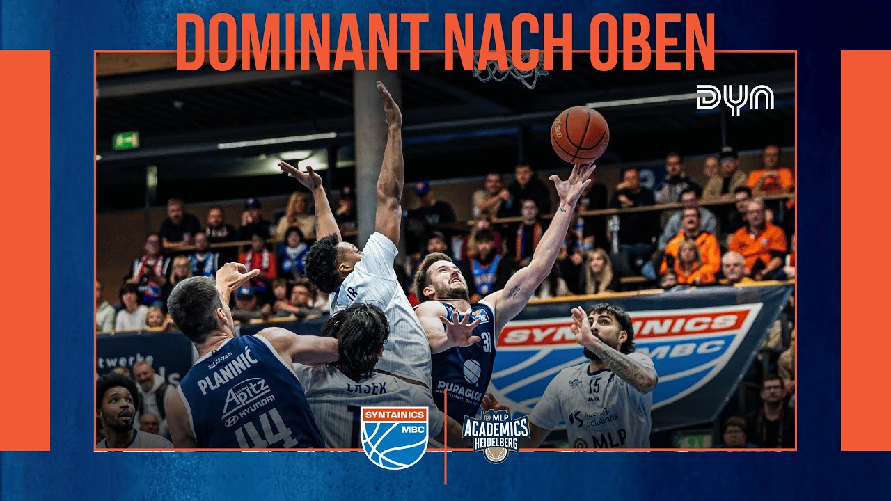 Highlights: SYNTAINICS MBC - MLP Academics Heidelberg | easyCredit BBL | Dyn Basketball