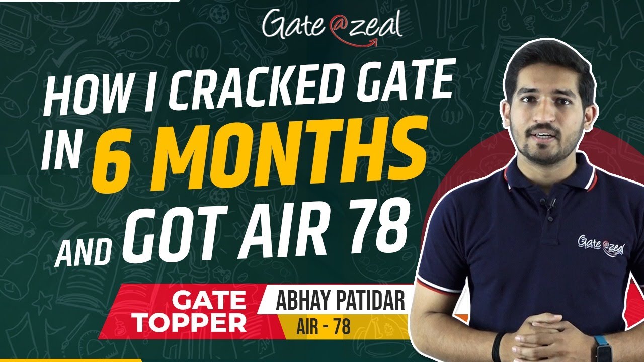 6 Months Strategy to Prepare for Gate CSE 2023 | Gate Preparation Strategy | Gate at Zeal
