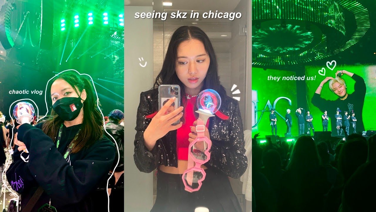 skz maniac tour in chicago (vip soundcheck, 1st kpop concert, making new friends)