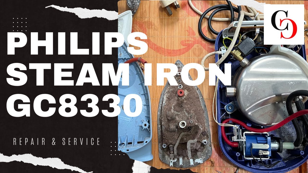 How to replace water pump for Phillips Steam Iron GC 8330. Error red light blinking.