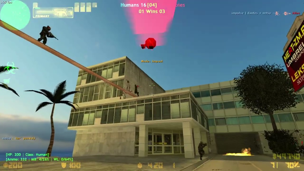 SISA ZOMBIE CSO #3 BEST ZOMBIE MOD SERVER