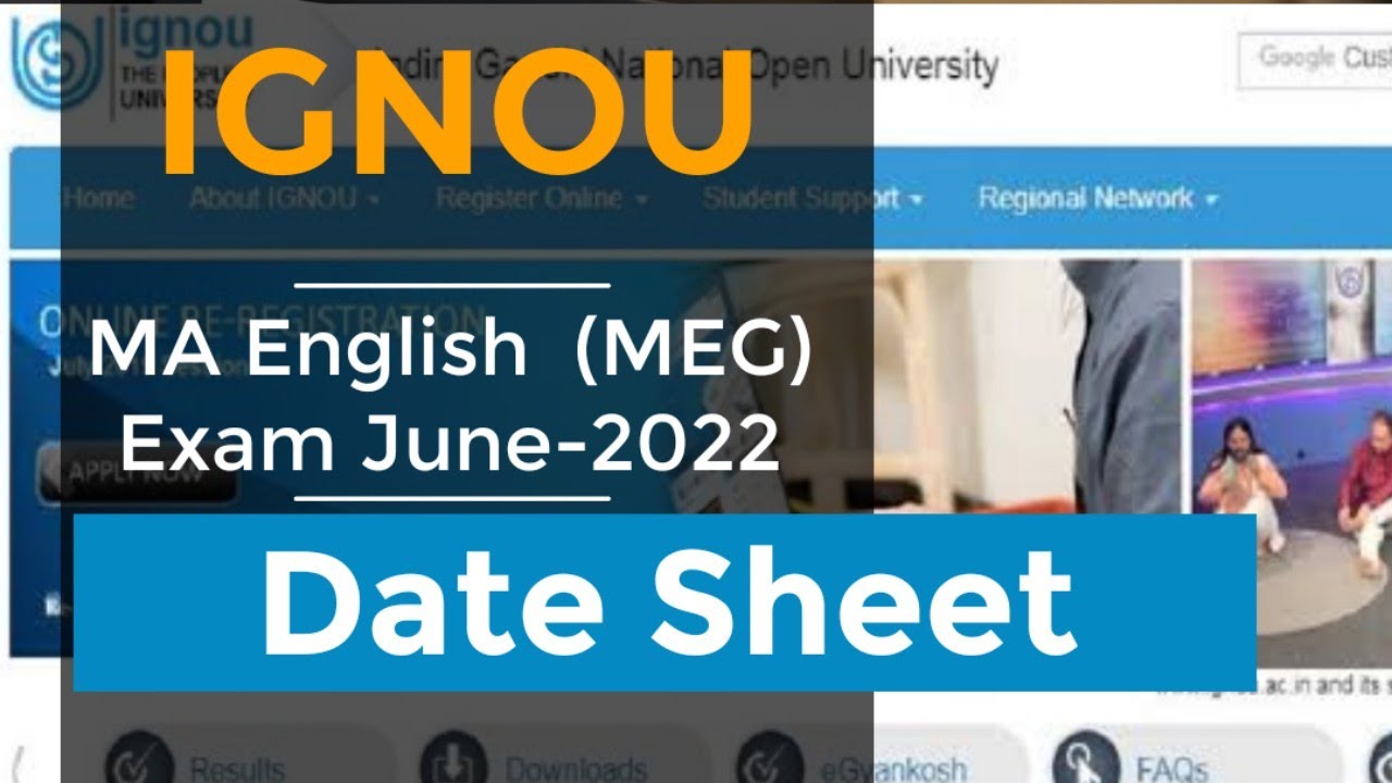 IGNOU MEG July-2022 Date Sheet #ignoumeg01  #ignoumegcampus #ignoujunedatesheet