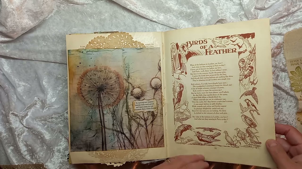 Flip through of my Autumn themed altered book - sold!
