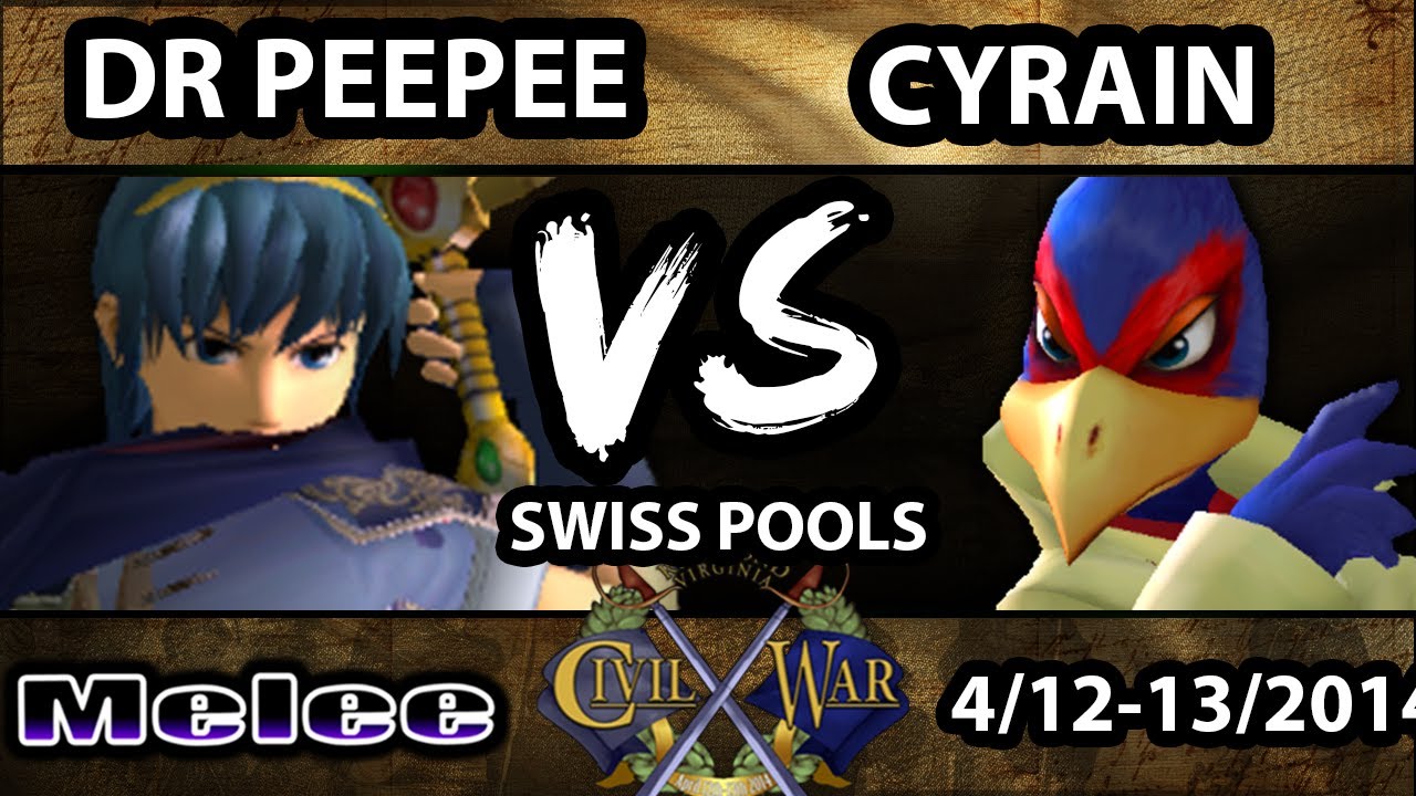 Civil War VI - PPMD (Marth) Vs. Cyrain (Fox, Falco) - Pools