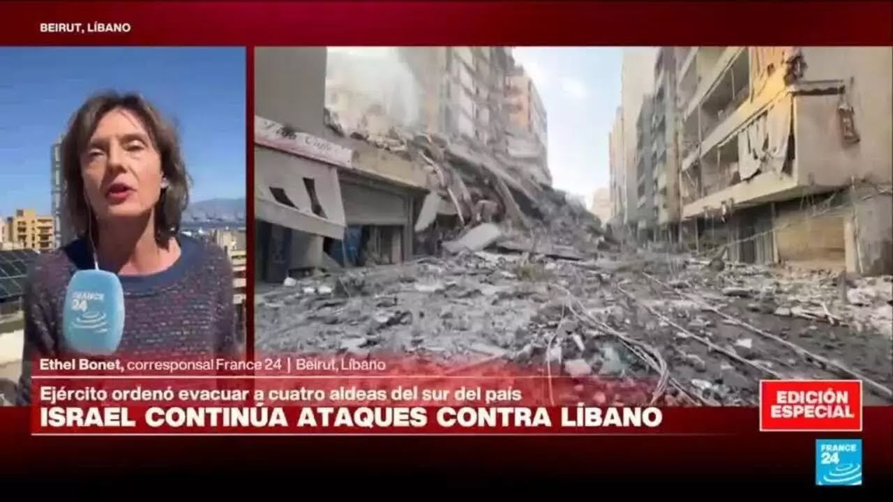 Informe desde Beirut: ataque nocturno israelí contra hotel en el que se refugiaban ciudadanos