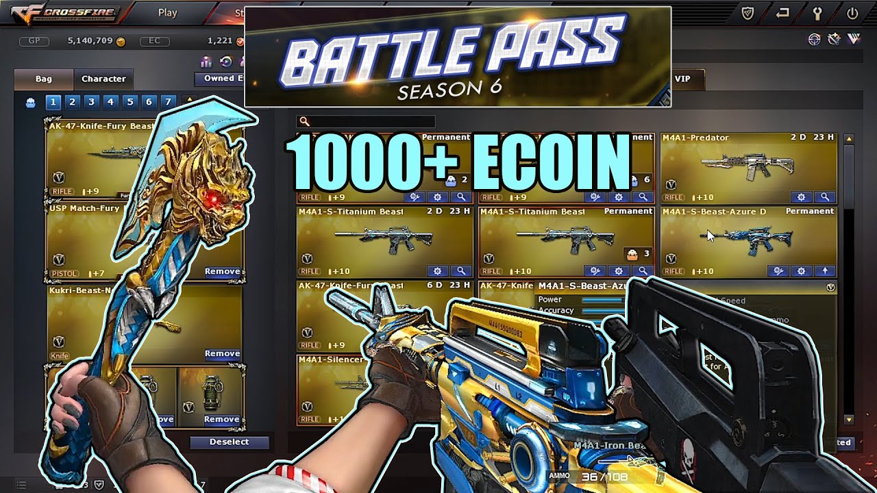 CFPH: Battle Pass Season 6 (Spent 1000+ Ecoin) Preview! | Crossfire Philippines 3.0 update 5/18/2022