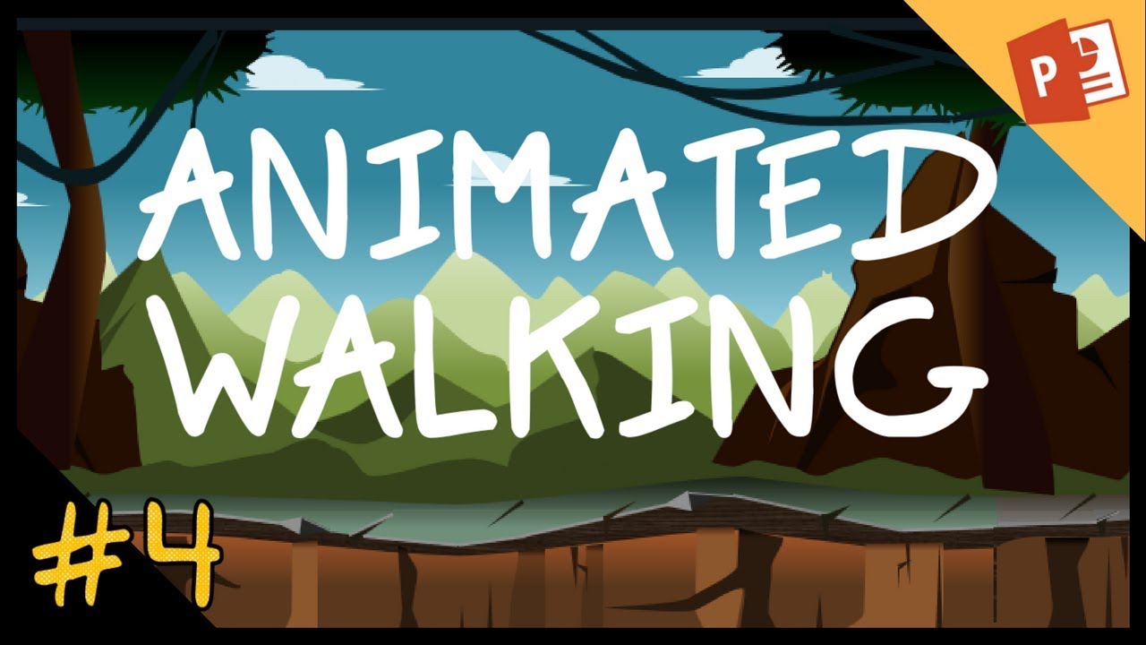 Powerpoint animation: Walking . Ep 4/4. the best and worst types.