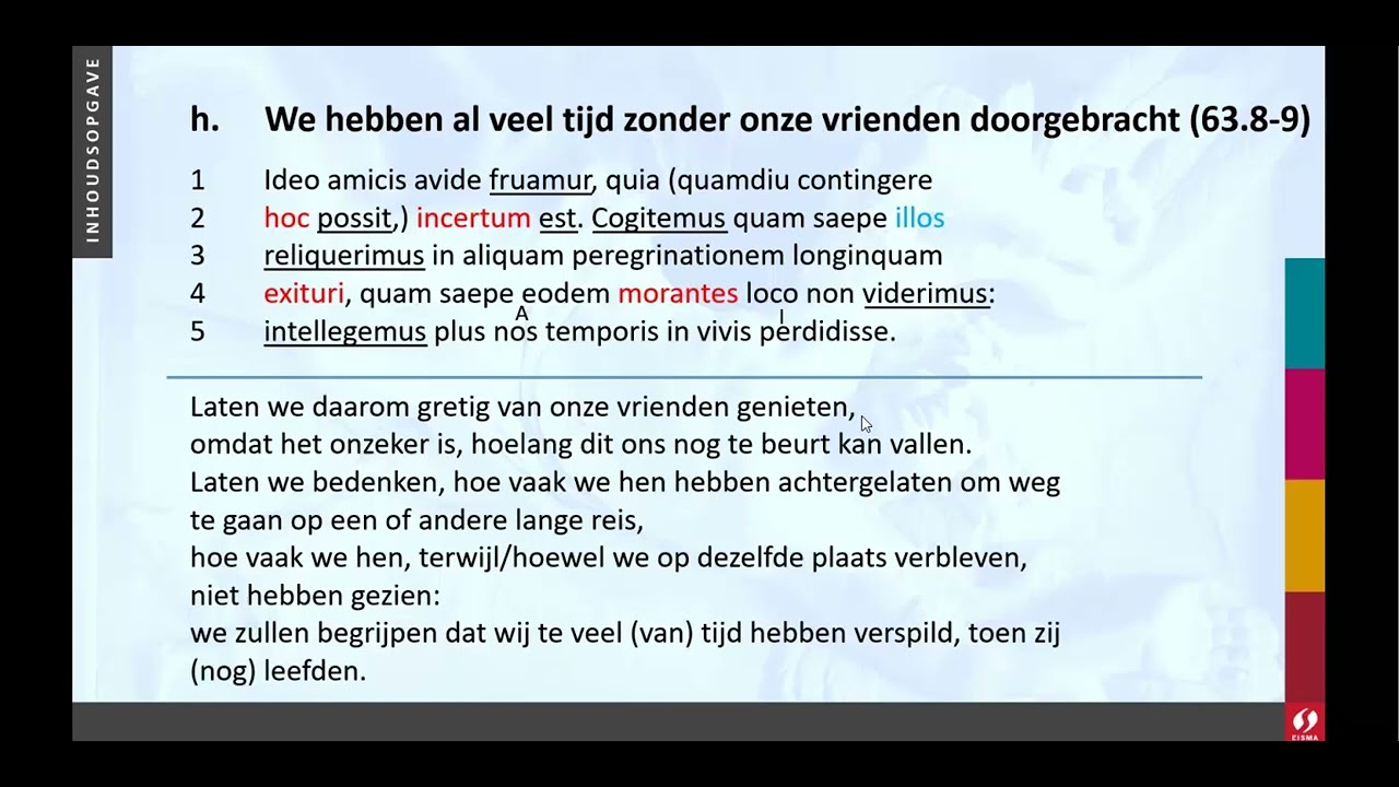 Tekst 11 1h We hebben al te veel tijd zonder onze vrienden doorgebracht