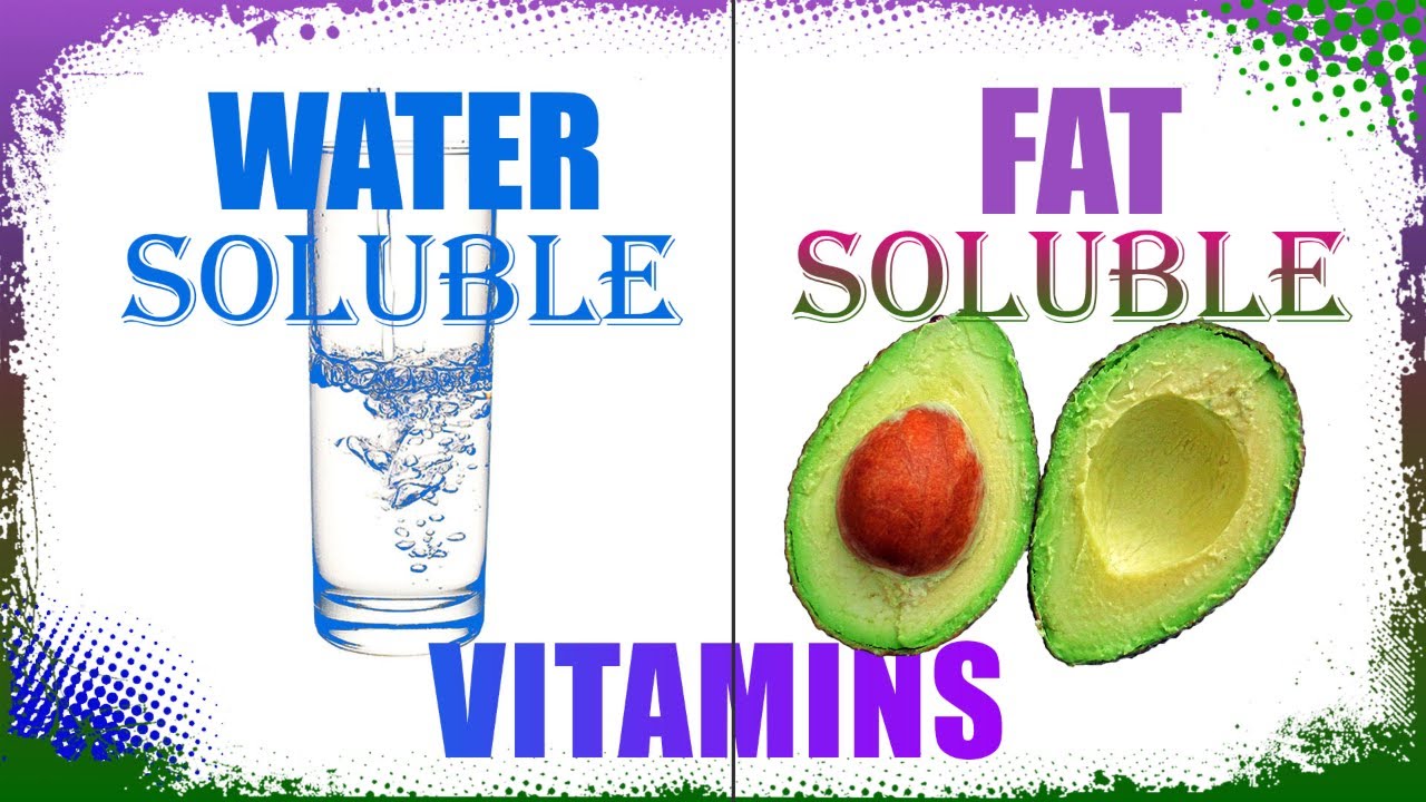 Water Soluble and Fat Soluble Vitamins