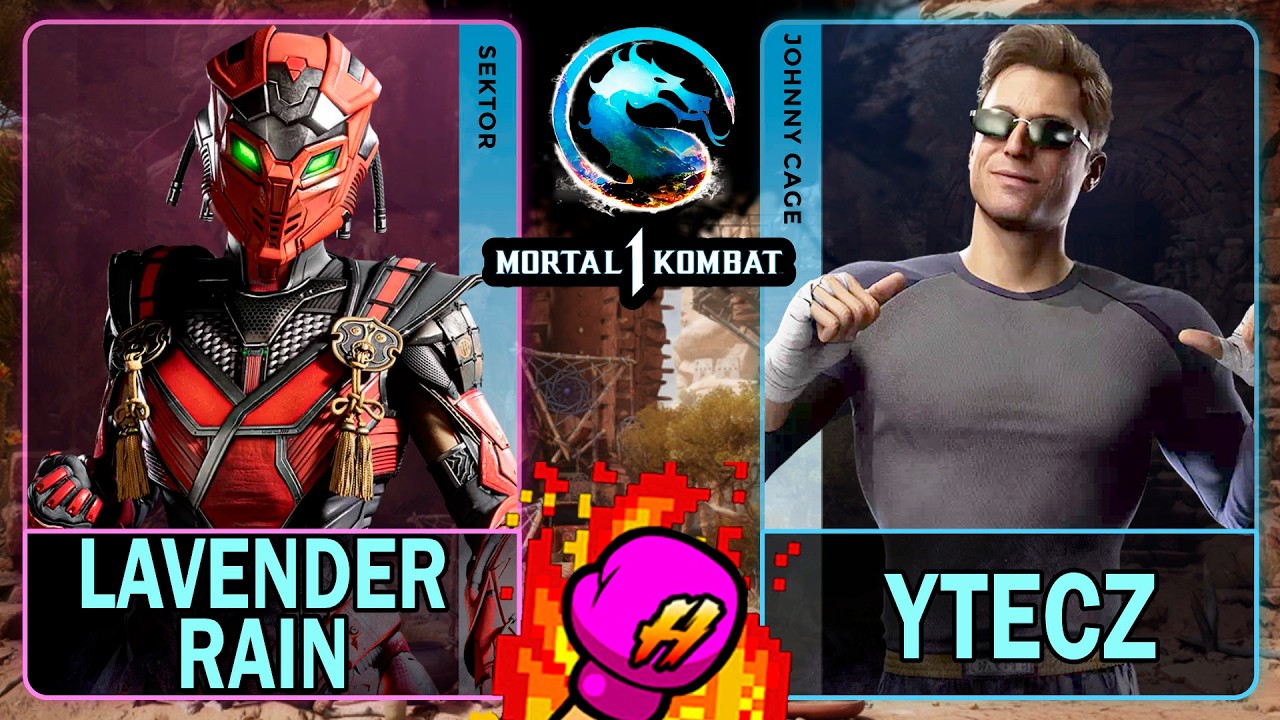 MK1 Lavender Rain (SEKTOR) VS yTecZ (JOHNNY CAGE)🥊Mortal Kombat 1🥊4K 60ᶠᵖˢ